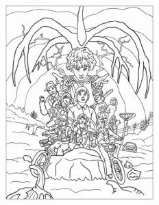 Desenho de Stranger Things Desenho Colorir Imprimir 11