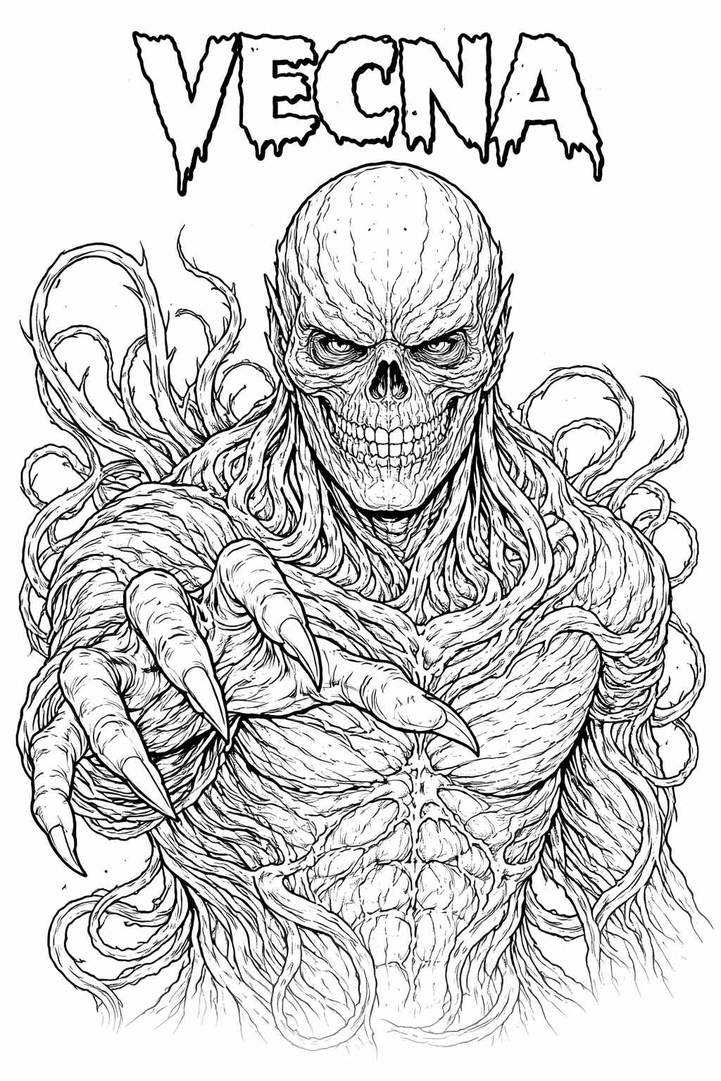 Desenho de Stranger Things Desenho Colorir Imprimir 18