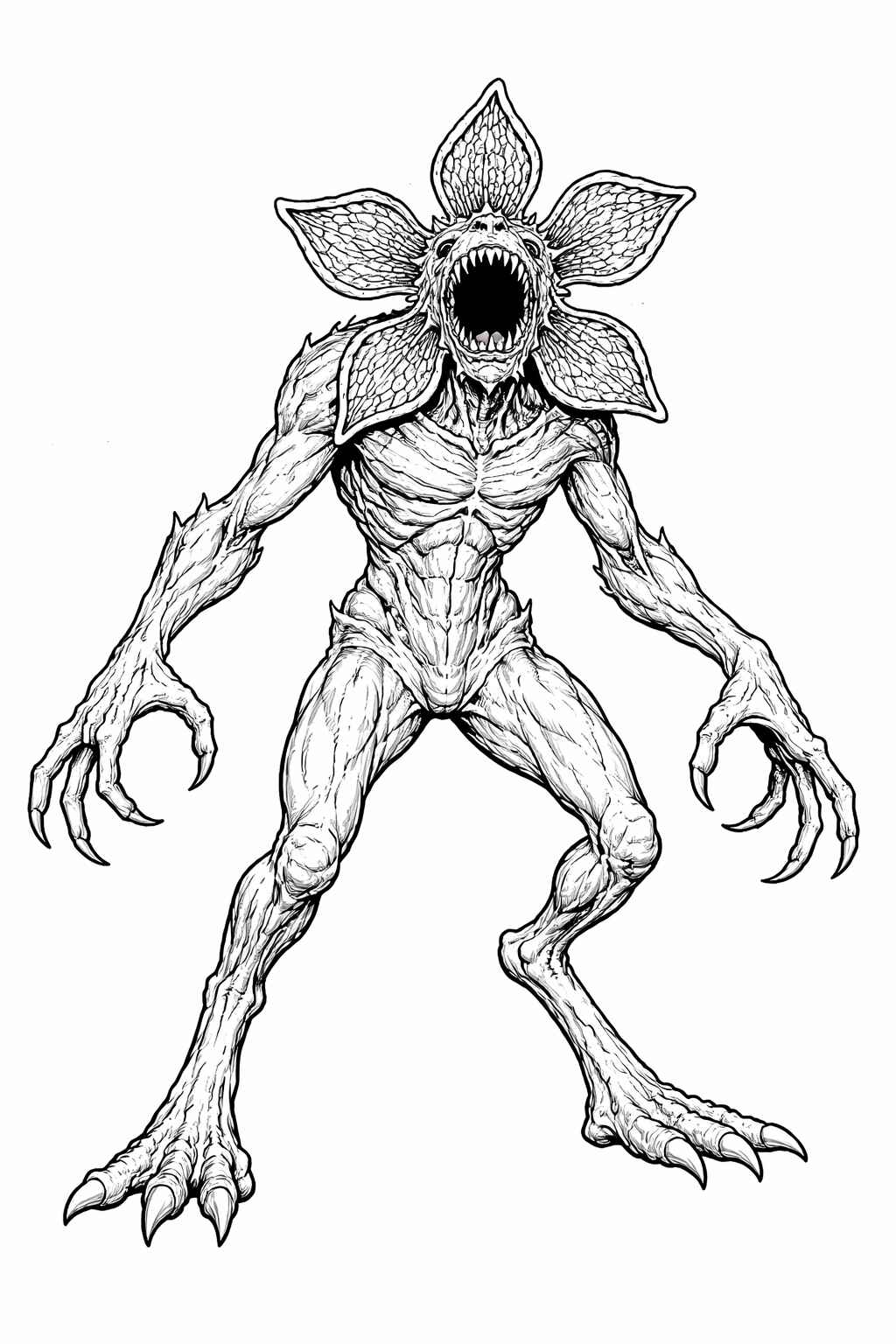 Desenho de Stranger Things Desenho Colorir Imprimir 19