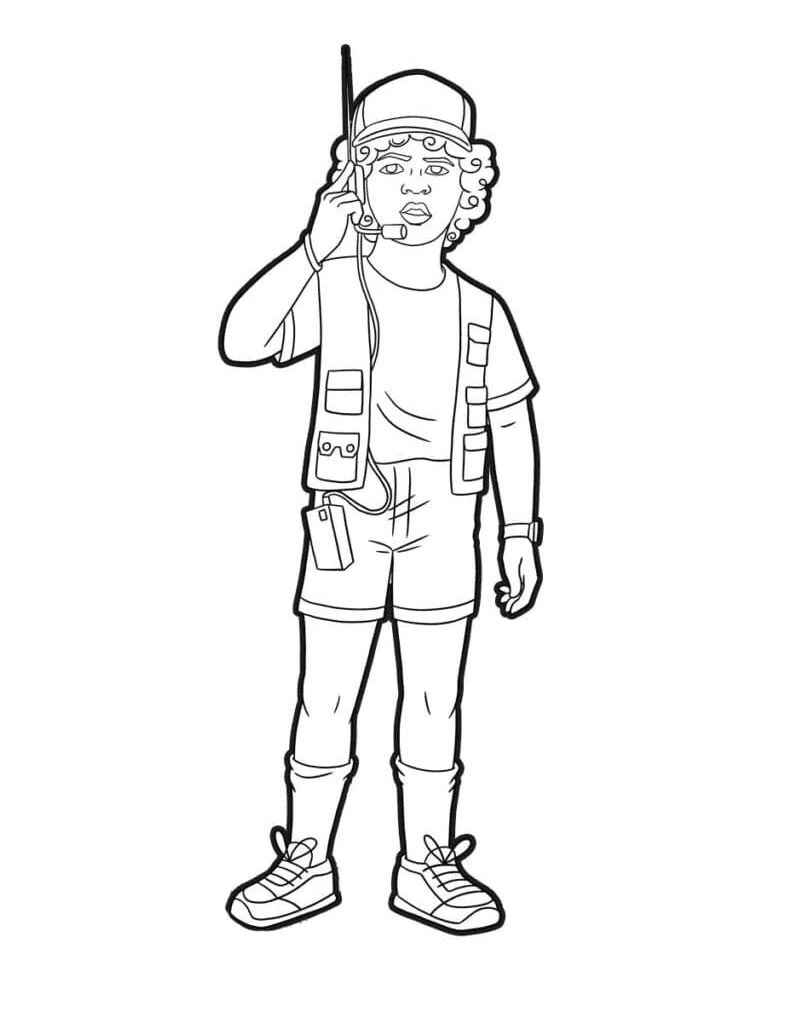 Desenho de Stranger Things Desenho Colorir Imprimir 23