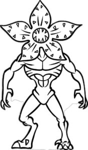 Desenho de Stranger Things Desenho Colorir Imprimir 32