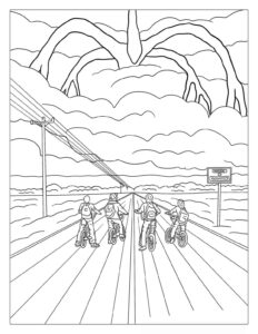 Desenho de Stranger Things Desenho Colorir Imprimir 35