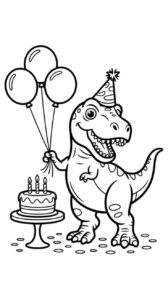 Desenho de T Rex Desenho Colorir Imprimir 04