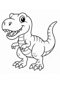 Desenho de T Rex Desenho Colorir Imprimir 10