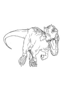 Desenho de T Rex Desenho Colorir Imprimir 13