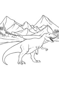 Desenho de T Rex Desenho Colorir Imprimir 17