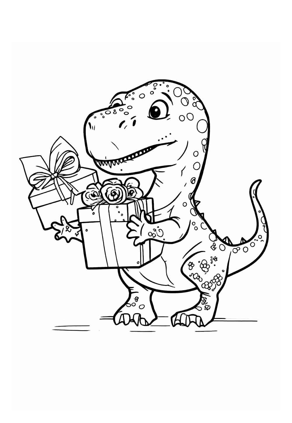 Desenho de T Rex Desenho Colorir Imprimir 18