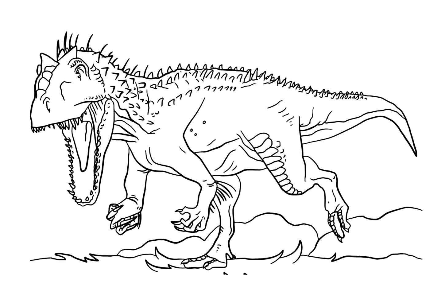 Desenho de T Rex Desenho Colorir Imprimir 20