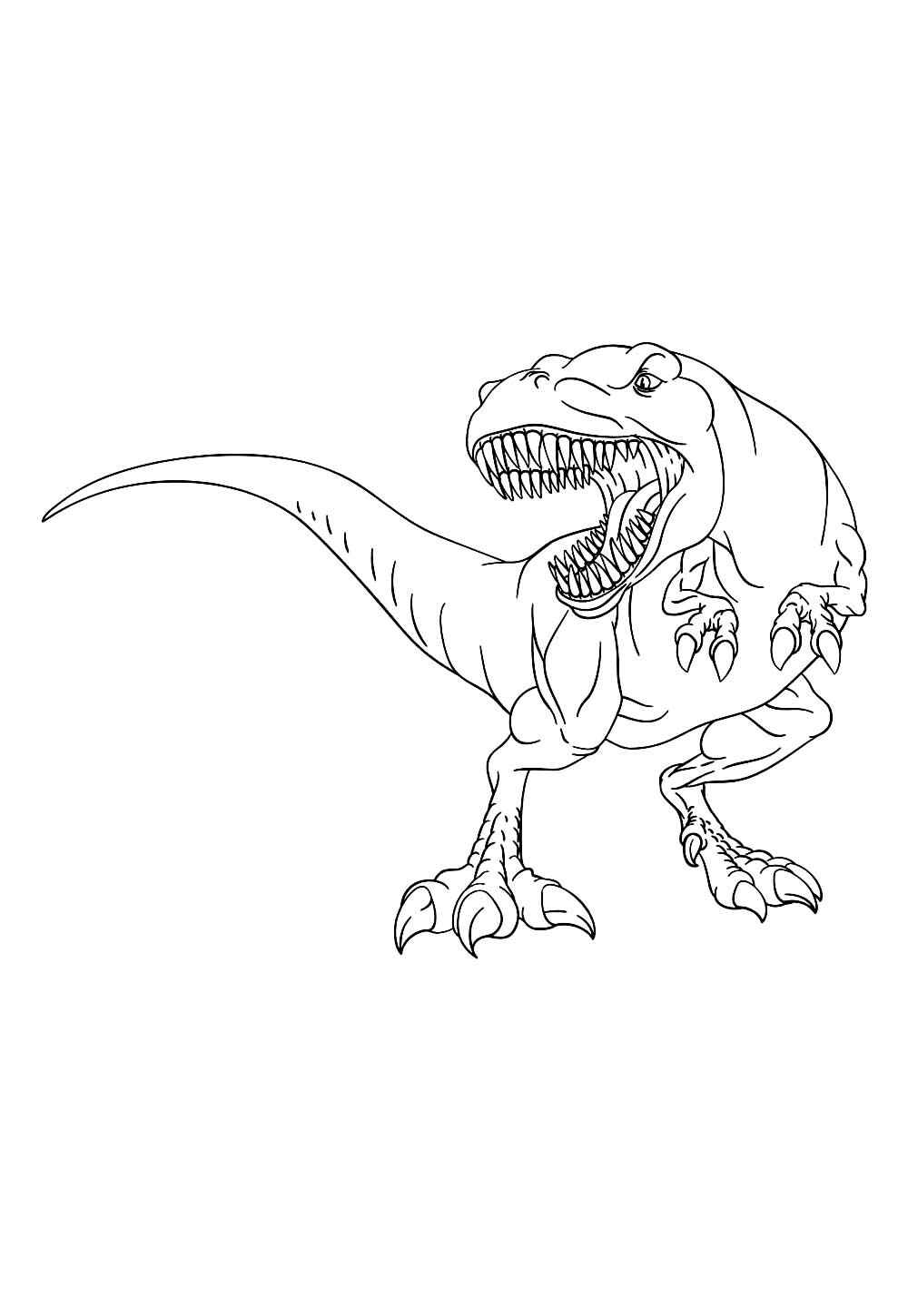 Desenho de T Rex Desenho Colorir Imprimir 21