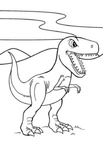 Desenho de T Rex Desenho Colorir Imprimir 23