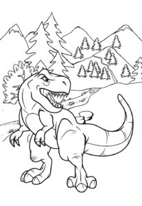 Desenho de T Rex Desenho Colorir Imprimir 24