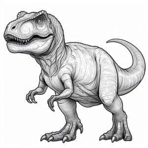 Desenho de T Rex Desenho Colorir Imprimir 25