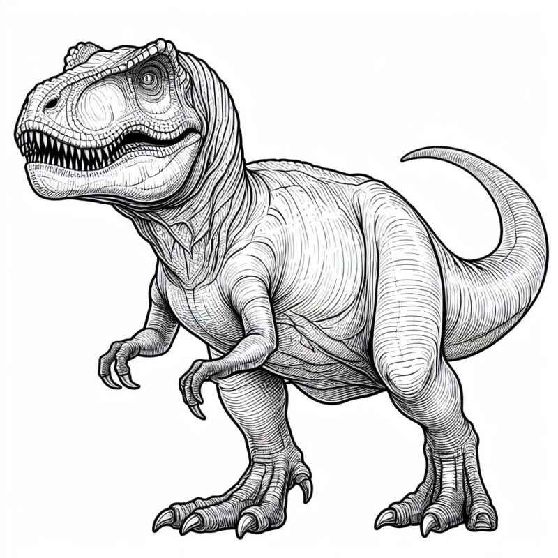 Desenho de T Rex Desenho Colorir Imprimir 25