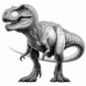 Desenho de T Rex Desenho Colorir Imprimir 27