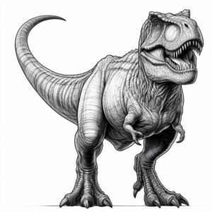 Desenho de T Rex Desenho Colorir Imprimir 29