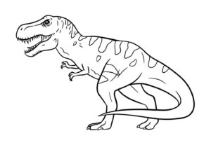 Desenho de T Rex Desenho Colorir Imprimir 32