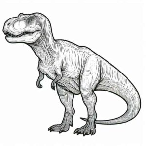 Desenho de T Rex Desenho Colorir Imprimir 36
