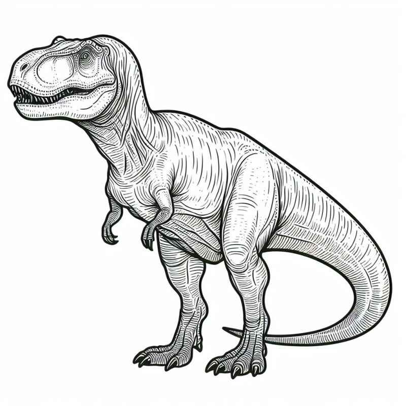 Desenho de T Rex Desenho Colorir Imprimir 36