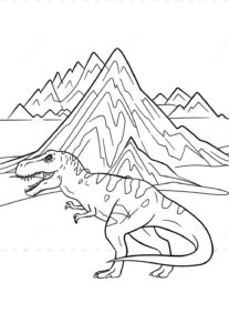 Desenho de T Rex Desenho Colorir Imprimir 38