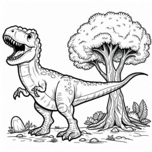 Desenho de T Rex Desenho Colorir Imprimir 39