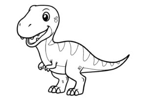 Desenho de T Rex Desenho Colorir Imprimir 42