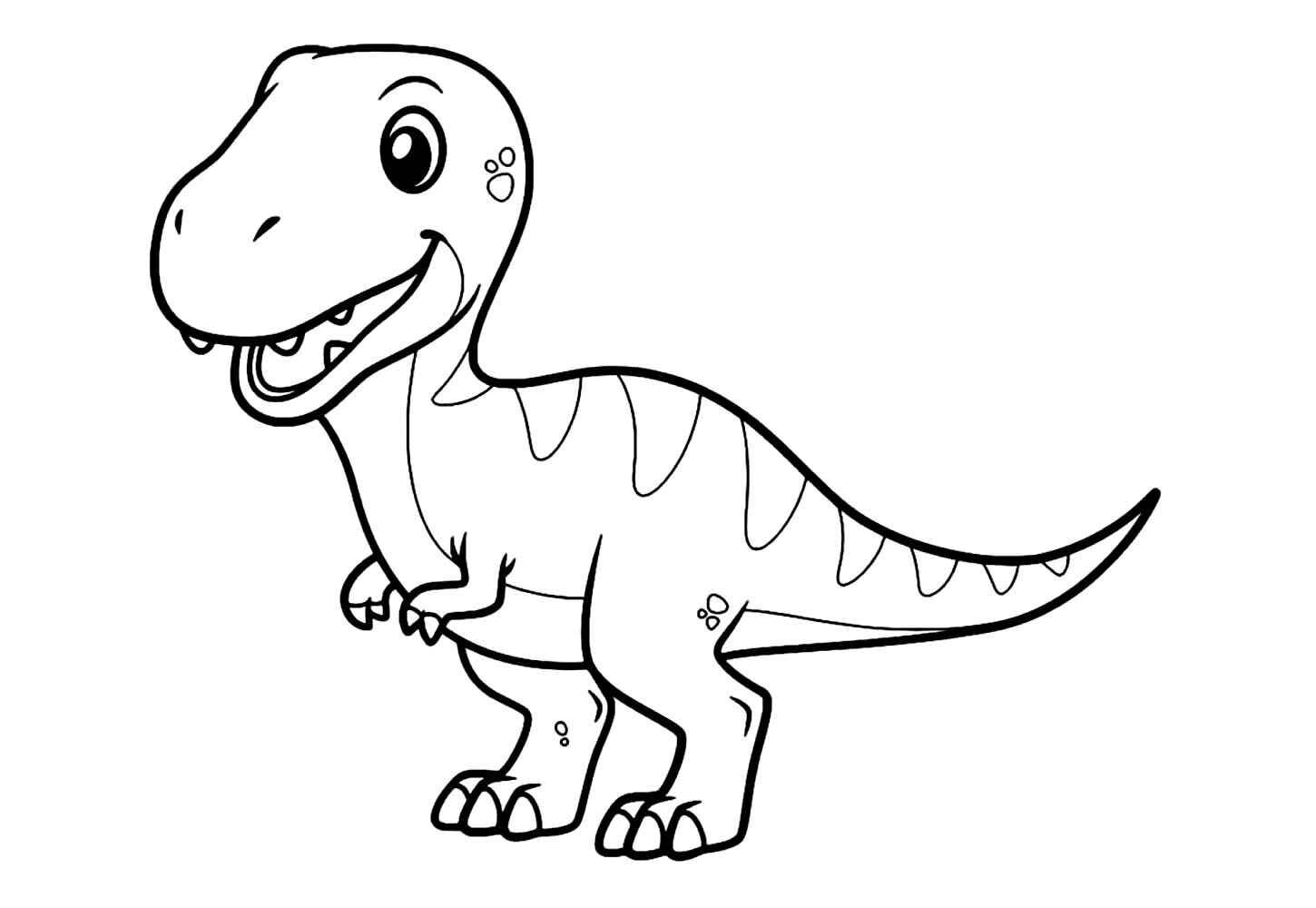 Desenho de T Rex Desenho Colorir Imprimir 42