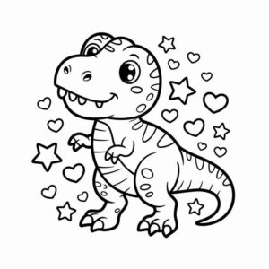 Desenho de T Rex Desenho Colorir Imprimir 46
