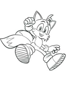 Desenho de Tails Desenho Colorir Imprimir 04