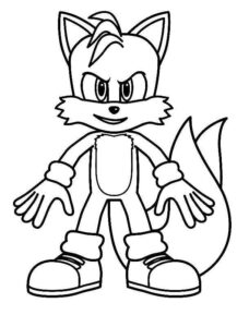 Desenho de Tails Desenho Colorir Imprimir 05