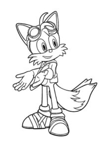 Desenho de Tails Desenho Colorir Imprimir 07