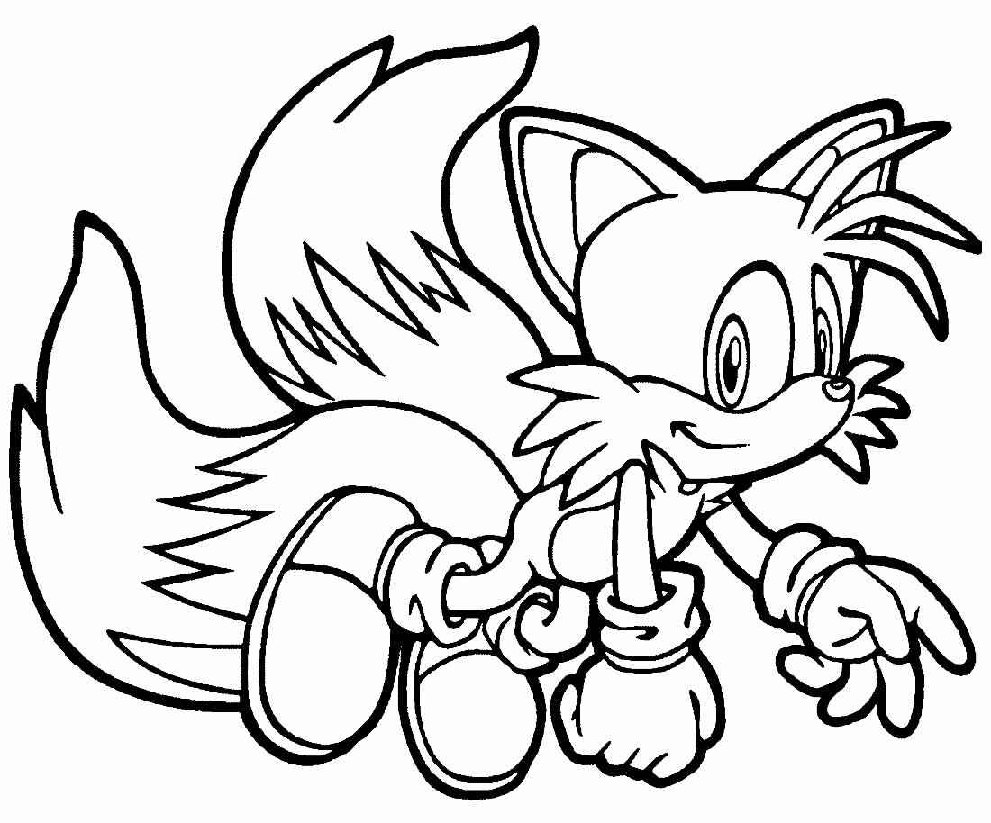 Desenho de Tails Desenho Colorir Imprimir 15