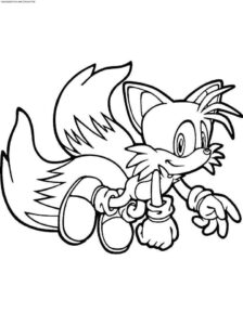 Desenho de Tails Desenho Colorir Imprimir 19