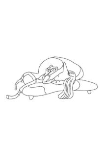 Desenho de Tedio Divertidamente Desenho Colorir Imprimir 2