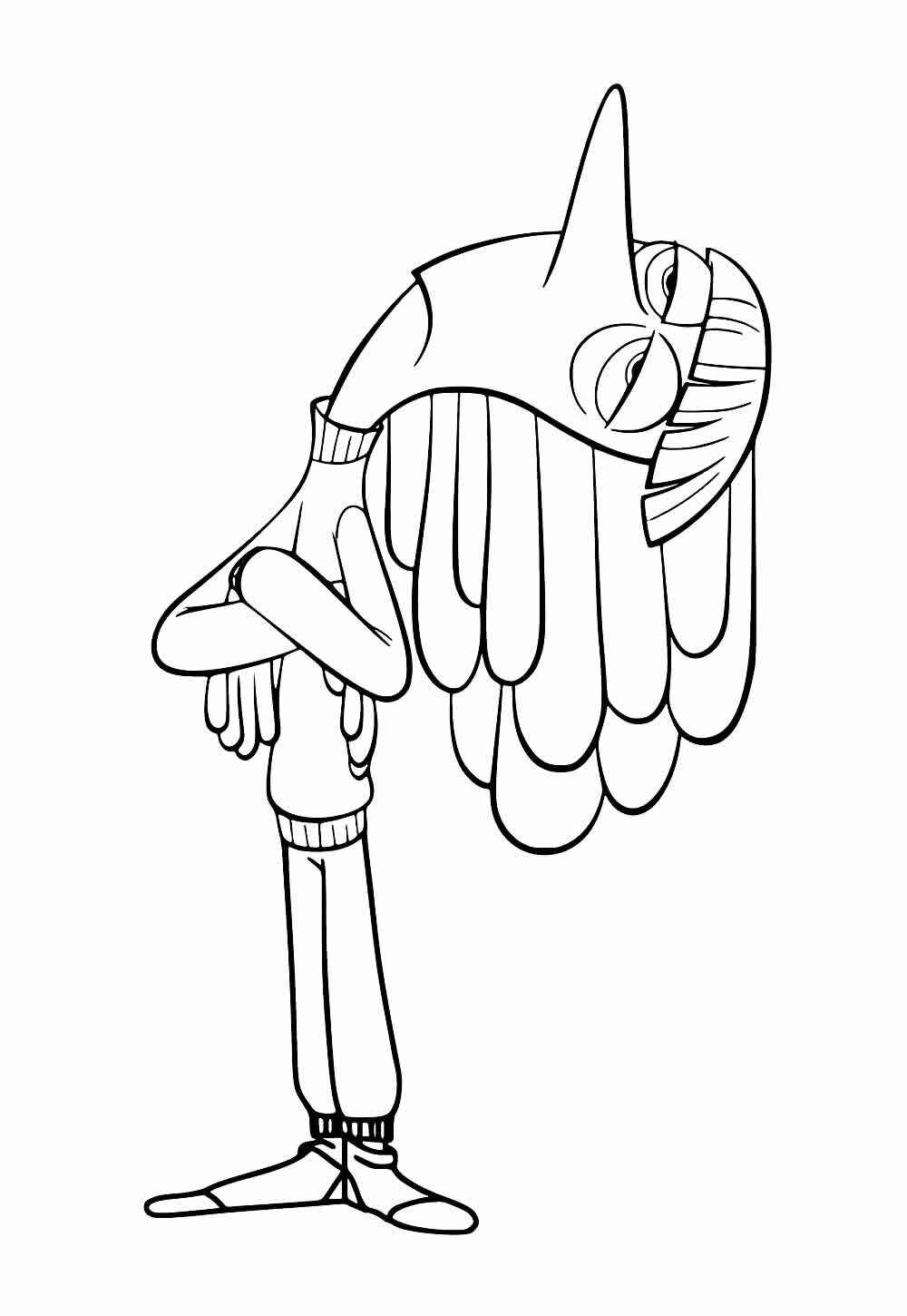 Desenho de Tedio Divertidamente Desenho Colorir Imprimir 9