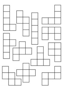 Desenho de Tetris Desenho Colorir Imprimir 01