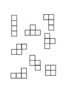 Desenho de Tetris Desenho Colorir Imprimir 03