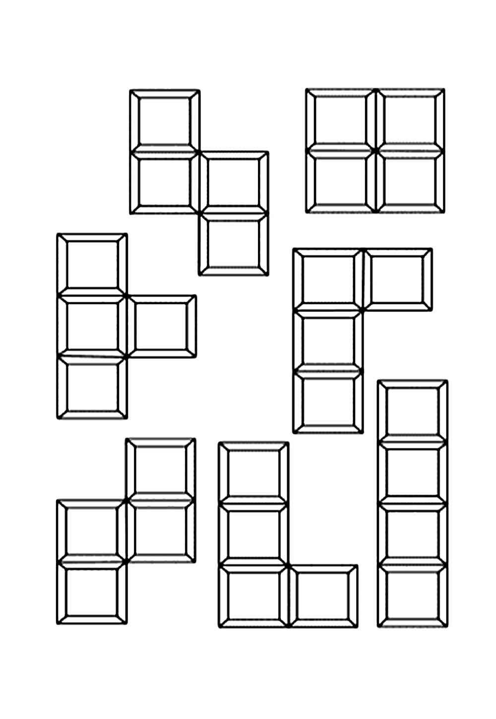 Desenho de Tetris Desenho Colorir Imprimir 10