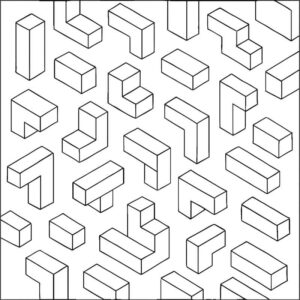 Desenho de Tetris Desenho Colorir Imprimir 11