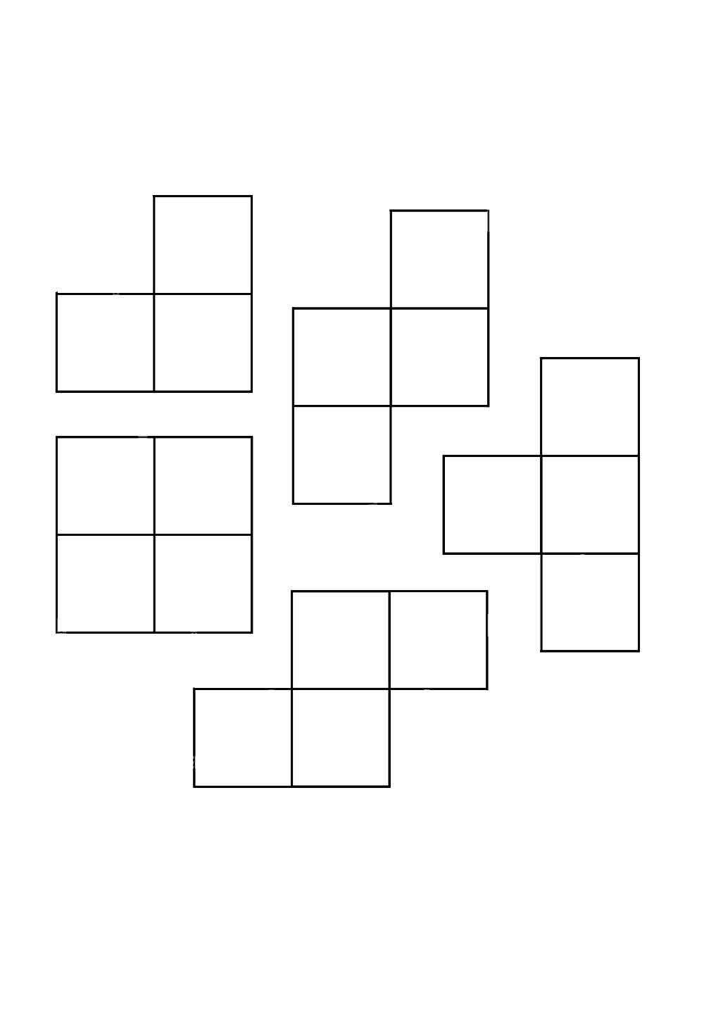 Desenho de Tetris Desenho Colorir Imprimir 12