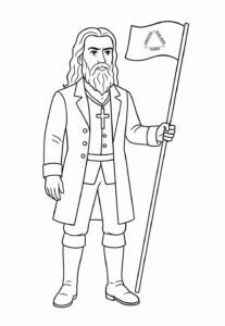 Desenho de Tiradentes Desenho Colorir Imprimir 07