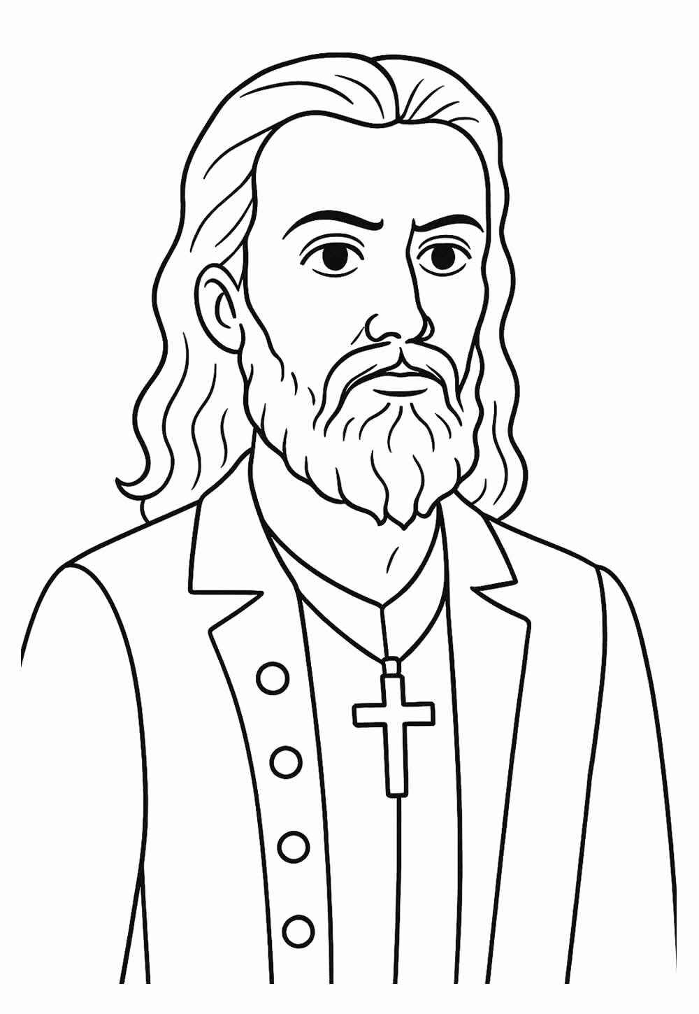 Desenho de Tiradentes Desenho Colorir Imprimir 11