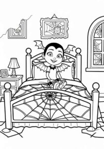 Desenho de Vampirina Desenho Colorir Imprimir 01