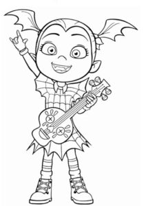 Desenho de Vampirina Desenho Colorir Imprimir 05