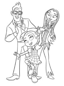 Desenho de Vampirina Desenho Colorir Imprimir 06