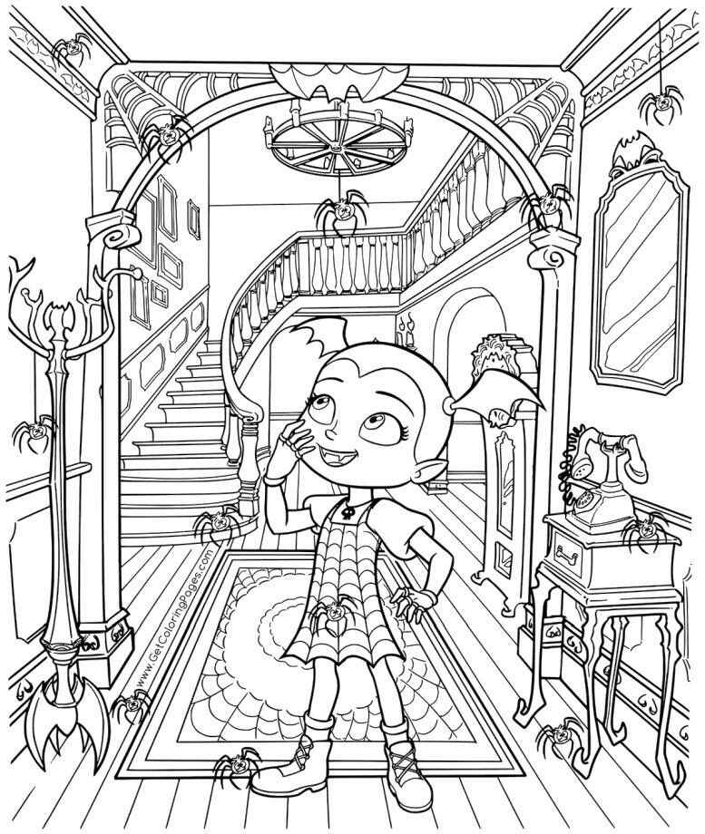 Desenho de Vampirina Desenho Colorir Imprimir 07