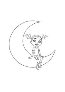 Desenho de Vampirina Desenho Colorir Imprimir 09
