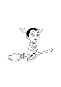 Desenho de Vampirina Desenho Colorir Imprimir 10