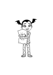 Desenho de Vampirina Desenho Colorir Imprimir 11