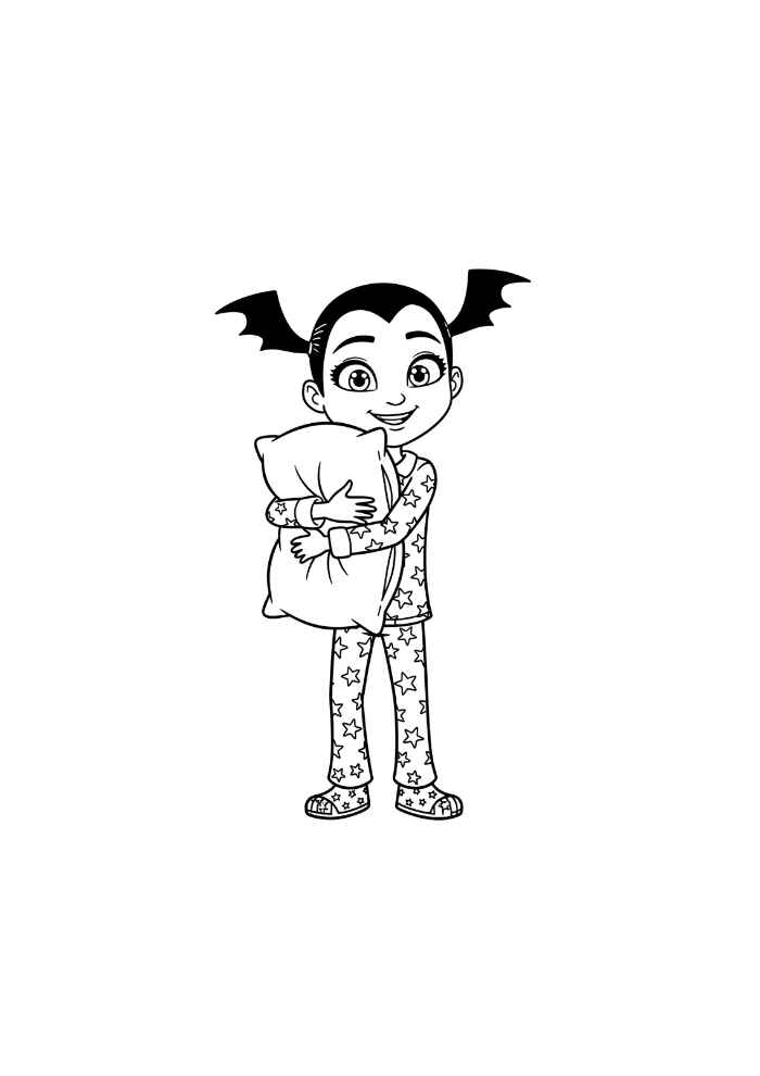 Desenho de Vampirina Desenho Colorir Imprimir 11