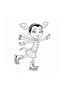 Desenho de Vampirina Desenho Colorir Imprimir 12